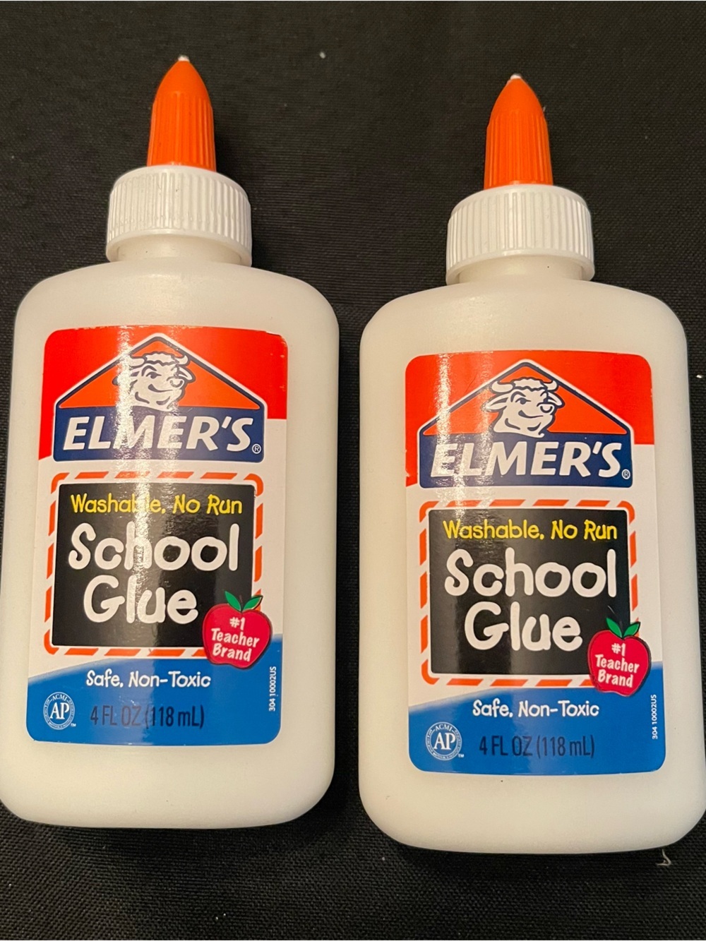 White School Glue - 4 fl oz (Pack of 2) for Crafts, Hobbies, Bible Study
